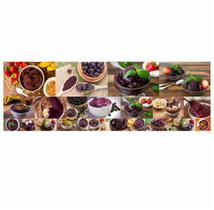 Adesivo Açaí Comida Tropical Suco Fruta Painel Cozinha T01