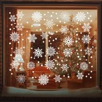 Adesivo aderente estático para janela de Natal AHEONLAR 142PCS Adesivo aderente estático para janela de Natal AHEONLAR 142PCS
