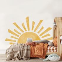 Adesivo adesivo astrkiz Boho Half Sunrise Wall Mural 120x67 cm