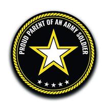 Adesivo adesivo Proud Parent of an Army Soldier Car Truck Van