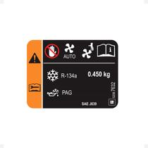 Adesivo Advertência Compatível Onix Prisma Spin - Genérico