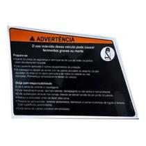 Adesivo Advertência Uso Indevido Quadriciclo Utv Can-Am (REF: 704906124A)