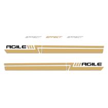 Adesivo Agile Faixa Lateral para Chevrolet - Alta Durabilidade