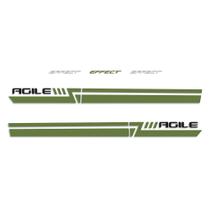 Adesivo Agile Faixa Lateral para Chevrolet - Alta Durabilidade Adesivo Agile Faixa Lateral para Chevrolet - Alta Durabilidade