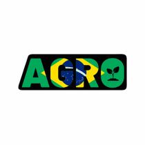 Adesivo Agro Brasil Carro/caminhonete 16x5cm