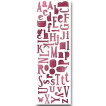 Adesivo Alfabeto AM - Metalizado - Pink Adesivo Alfabeto AM - Metalizado - Pink