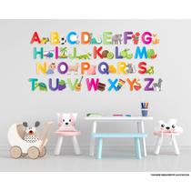 Adesivo Alfabeto Educacional Infantil Escolar Letras Figuras Adesivo Alfabeto Educacional Infantil Escolar Letras Figuras