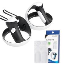 Adesivo Almofada de Silicone Antiderrapante Para Controle Playstation VR2 PSVR2 Branco Adesivo Almofada de Silicone Antiderrapante Para Controle Playstation VR2 PSVR2 Branco