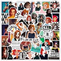 Adesivo Anime Queen's Gambits Vinyl Cartoon Anime 50 unidades