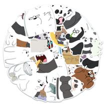 Adesivo Anime Wes Bares Bears, desenho animado em vinil, 50 unidades
