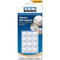 Adesivo Anti-Impacto Bumper Gota 12mm Cartela 12 Unidades Tekbond Adesivo Anti-Impacto Bumper Gota 12mm Cartela 12 Unidades Tekbond