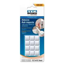 Adesivo Anti-Impacto Quadrado 12.7mm C/12 Tek Bond Adesivo Anti-Impacto Quadrado 12.7mm C/12 Tek Bond