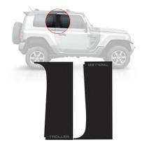 Adesivo Aplique Colunas Troller T4 2015-2021 Preto Adesivo Aplique Colunas Troller T4 2015-2021 Preto