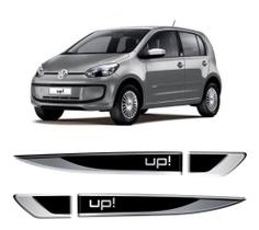 Adesivo Aplique Cromado Resinado Vw Up! Deluxe