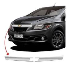 Adesivo Aplique Grade Onix Prisma 2013/2016 Resinado Cromo