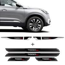 Adesivo Aplique Lateral Chery Tiggo 5x 2019/2020 e Soleira