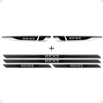 Adesivo Aplique Lateral Compatível Kicks 2017/ + Black Over