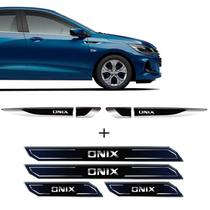 Adesivo Aplique Lateral Onix 2020 Turbo Plus e Soleira Prot