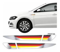 Adesivo Aplique Paralama Resinado Polo Bandeira Da Alemanha