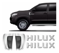 Adesivo Aplique Toyota Hilux Porta Cromado Resinado Fgc