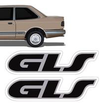Adesivo Apollo Gls Volkswagen Preto Modelo Original - Par