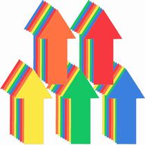 Adesivo Arrow Outus, adesivo removível de 8 polegadas, 40 peças