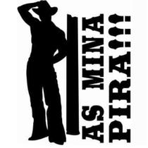 Adesivo As Mina Pira SV2093 - Preto