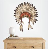 Adesivo Auto Colante Decorativo Cocar de Índio