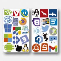 Adesivo Autocolante Stickers Geek Coleção 1