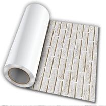 Adesivo Autocolante Tijolo Branco 50Cmx50Cm Modelo 2