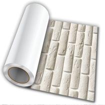 Adesivo Autocolante Tijolo Branco 50Cmx50Cm Modelo 7