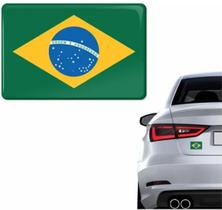 Adesivo Bandeira Brasil Carro Moto Capacete Notebook