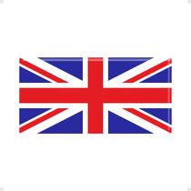 Adesivo Bandeira Inglaterra Land Rover Emblema - Genérico Adesivo Bandeira Inglaterra Land Rover Emblema - Genérico