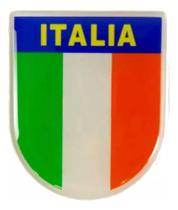 Adesivo Bandeira Italia Resinado 4,5x5,5 Cms Rs13 Fk Adesivo Bandeira Italia Resinado 4,5x5,5 Cms Rs13 Fk