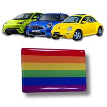 adesivo bandeira LGBTQIA+ lgbt 6x4 cm resinado alto relevo adesivo bandeira LGBTQIA+ lgbt 6x4 cm resinado alto relevo