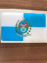 Adesivo Bandeira Rio De Janeiro, Carro Moto Resinado 8x5cm - GID