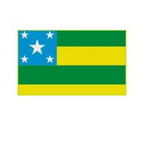 Adesivo Bandeira Sergipe 7,5x5cm - Placas Mercosul
