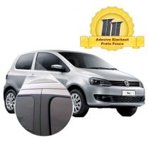 Adesivo Blackout Fox (2 Portas) p/ Coluna de Porta Preto Fosco Poroso