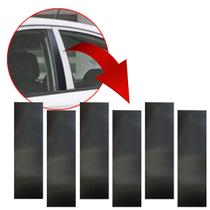 Adesivo Blackout VW Nivus Coluna de Porta Preto Fosco Poroso Adesivo Blackout VW Nivus Coluna de Porta Preto Fosco Poroso