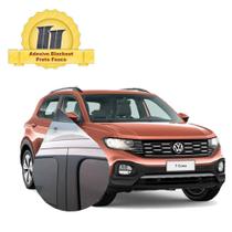 Adesivo Blackout VW T-Cross para Coluna de Porta Preto Fosco Adesivo Blackout VW T-Cross para Coluna de Porta Preto Fosco