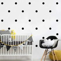 Adesivo Bolinha Decorativo De Parede 3Cm - 200Unidades Cor: PRETO Adesivo Bolinha Decorativo De Parede 3Cm - 200Unidades Cor: PRETO