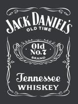 Adesivo Branco Jack Daniel's Recorte 40x30cm Sem Fundo - Gustavo Soluções Gráficas