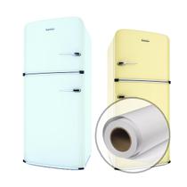 Adesivo Branco Porta Mesa Vidro Geladeira Móveis 1mtx61cm