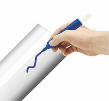 Adesivo Branco Quadro Lousa Decorativa 2mx60cm