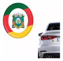 Adesivo Brasão Rio Grande Do Sul Resinado 6X8Cm Bd10