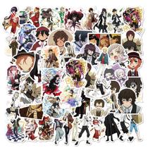 Adesivo Bungos Stray Dogs Anime 50 unidades de vinil PVC impermeável