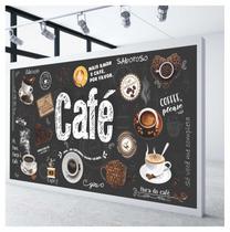 Adesivo Cafeteria Painel Decorativo Café Lanchonete S300 Adesivo Cafeteria Painel Decorativo Café Lanchonete S300