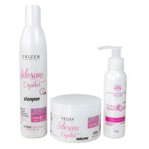 Adesivo Capilar Kit Shampoo 310ml + Máscara 250Gr + Conservado AntiRuptura 110gr - Prizer Adesivo Capilar Kit Shampoo 310ml + Máscara 250Gr + Conservado AntiRuptura 110gr - Prizer
