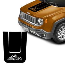 Adesivo Capô Jeep Renegade 2015/19 Montanha Acessório Preto