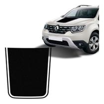 Adesivo Capô Renault Duster Oroch Aplique Preto Acessório PRETO